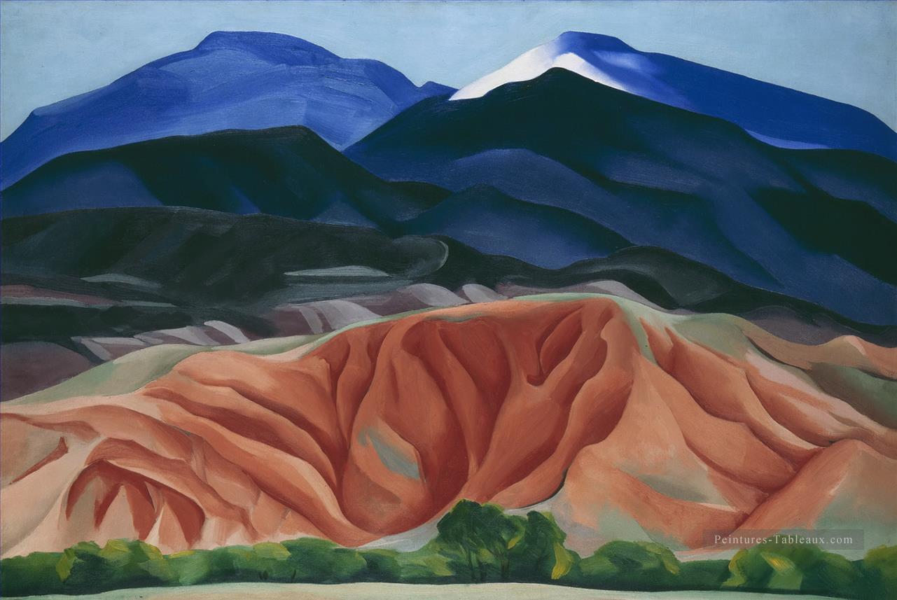 Noir Mesa paysage Nouveau Mexique Georgia Okeeffe modernisme américain Precisionism Peintures à l'huile